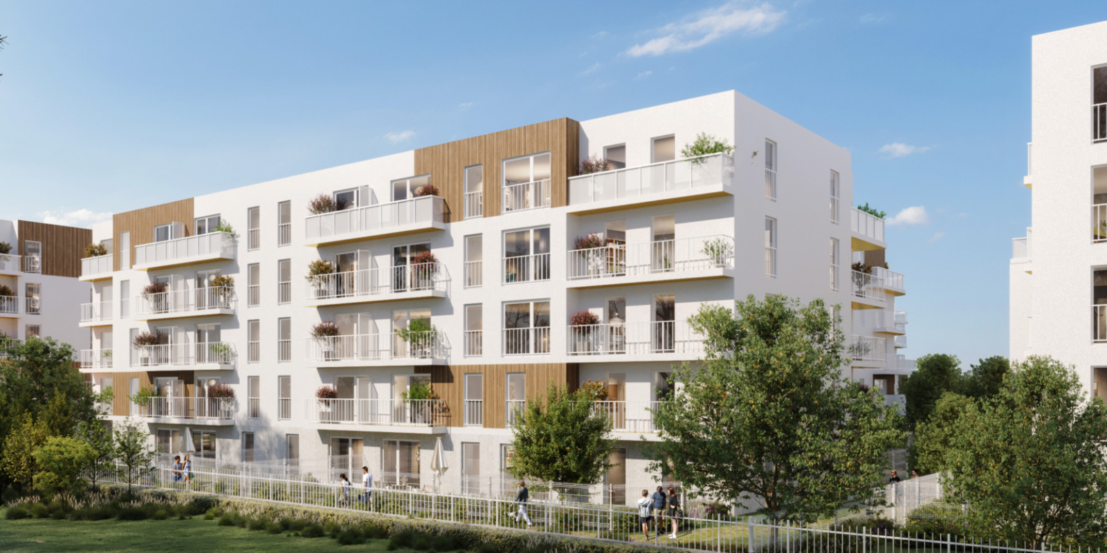 appartement neuf pers exterieure villiers-sur-marne domaine des prunais