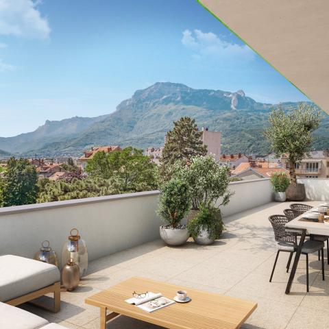 Appartement terrasse neuf à Grenoble