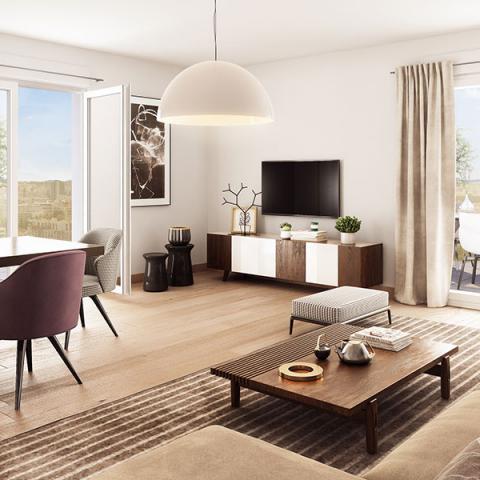 Intérieur de la Résidence Partition à Asnières-sur-Seine