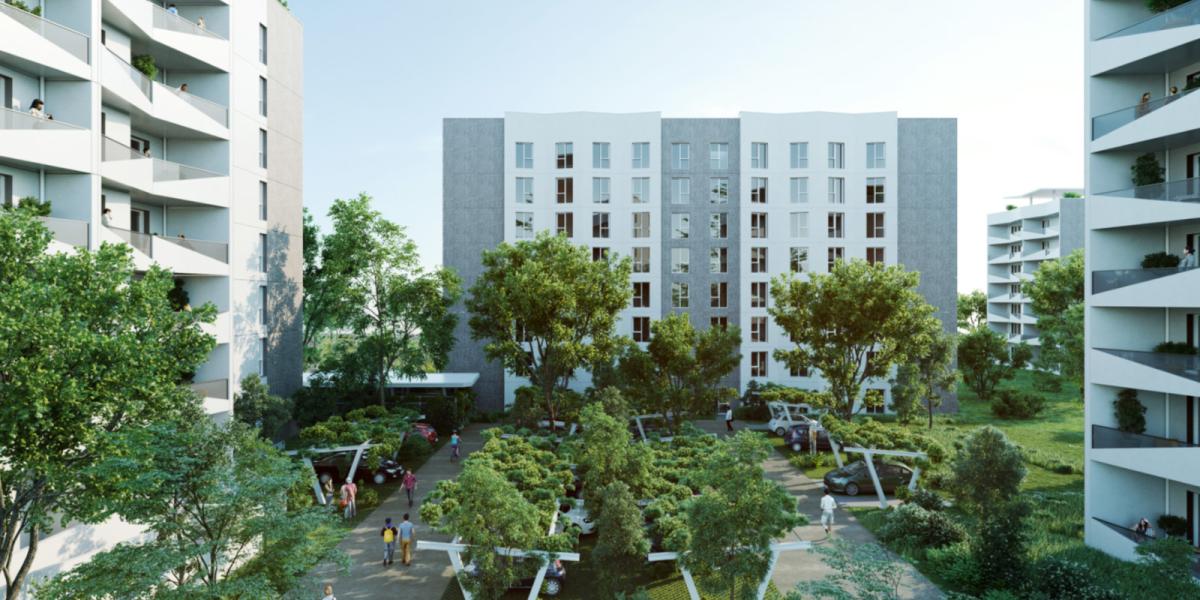 appartement neuf campus compostelle vue ilot à pessac